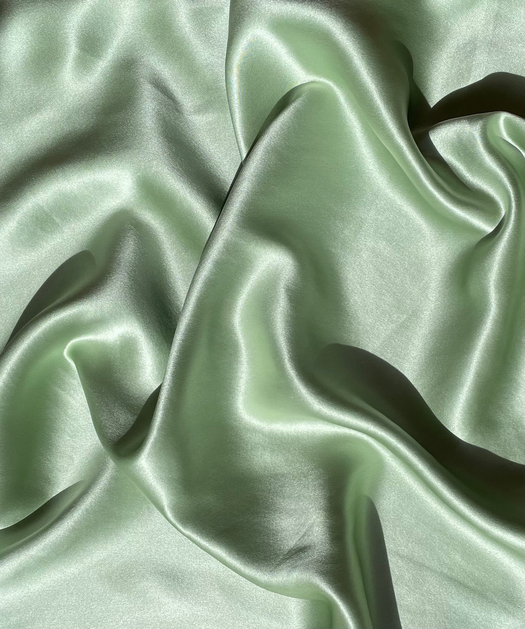Silk Pillow Case - Cool Mint