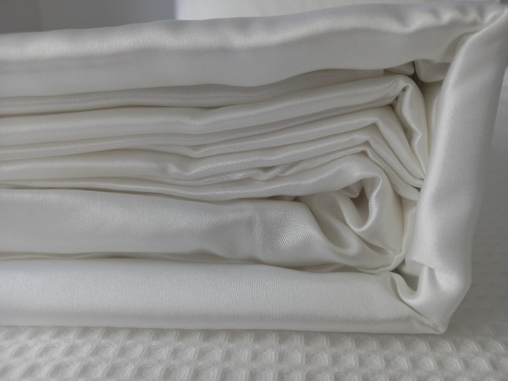 Silk Sheets - White
