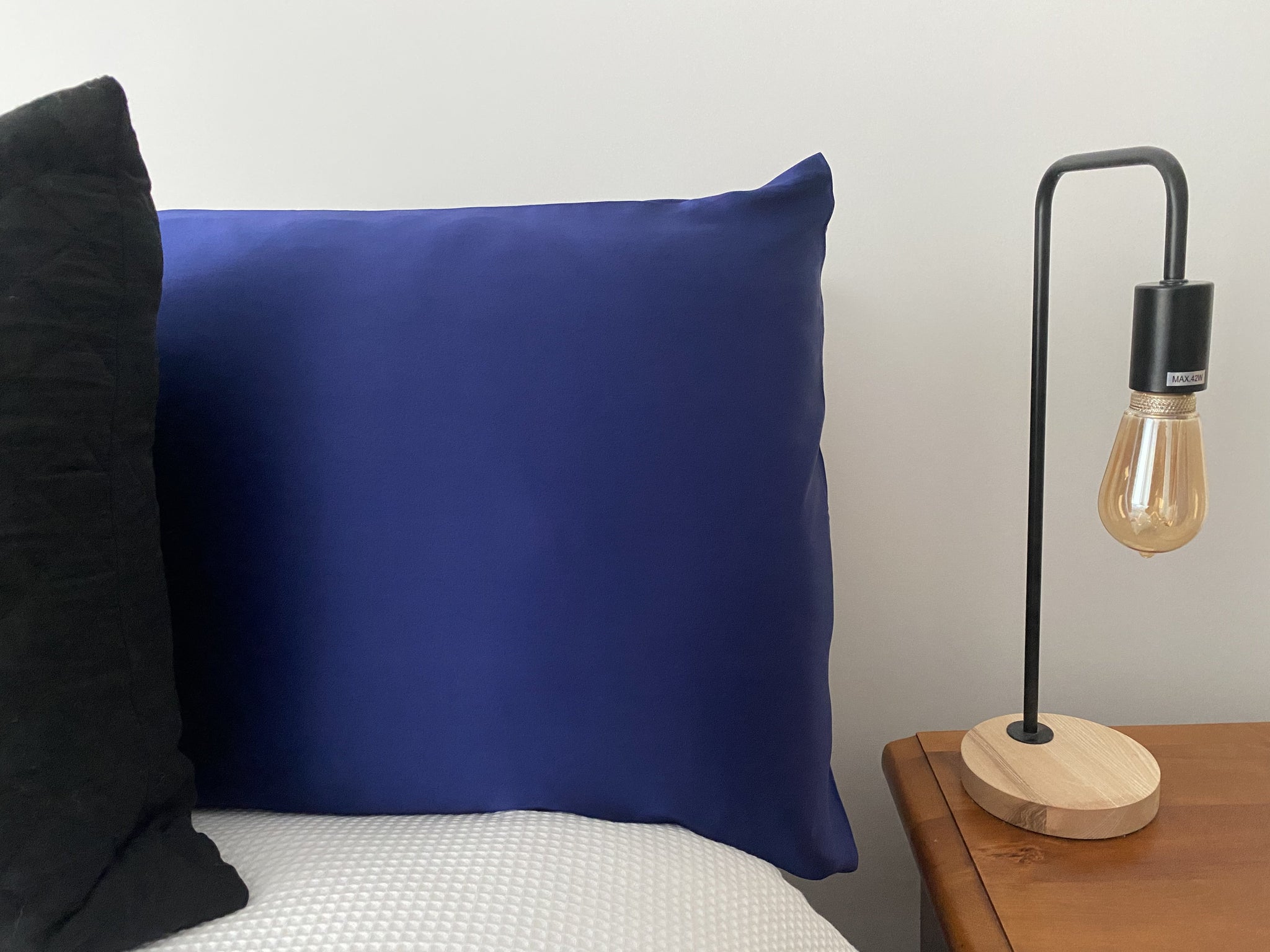 Silk Pillow Case - Blue