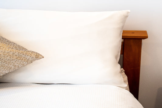 Silk Pillow Case - White