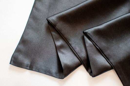 Silk Pillow Case - Charcoal
