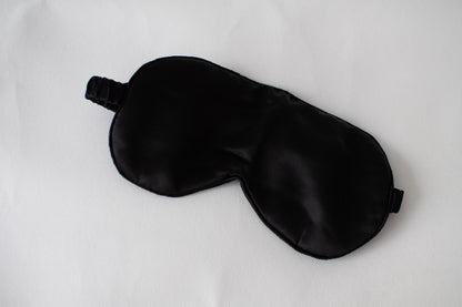 Silk Eye Mask Black